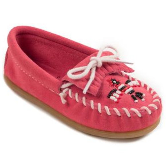 Minnetonka Other - Minnetonka 'Thunderbird' Moccasin in Hot Pink at Nordstrom, Size 9 M